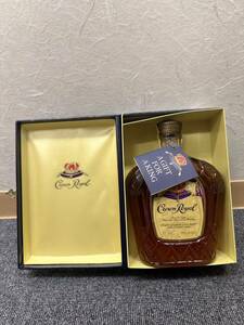 【EKA-8664OH】1円スタート Croum Royal 750ml　40% WHISKY ウイスキー クラウンロイヤル 長期保管品 未開栓 80PROOF 洋酒古酒 お酒 