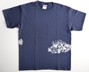 オニオコゼTシャツ、魚Tシャツ、釣り、半袖、メンズXL,送料無料