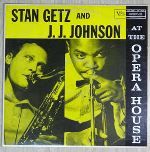 極美! US VERVE MGV-8265 オリジナル Stan Getz and J。J Johnson at the Opera House 1st Trumpet/DGレーベル