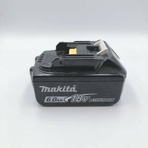 1スタ 中古品 動作確認済 makita マキタ 18V 6.0Ah バッテリー 工具 BL1860B 激安1円スタート インパクトドライバー 充電 電動 電ドラ ①