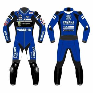海外　限定品　送料込み Yamaha MOTOGP　レザーレーシングスーツ　サイズ各種　レプリカ　高品質 24