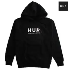 HUF ハフ プルオーバーパーカー スウェット ブラック