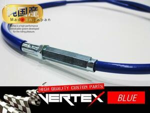 YZF-R1 02-03 アクセルワイヤー スロットルワイヤー 5cmロング カラーワイヤー ブルー