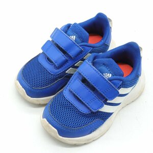 アディダス スニーカー ローカット 靴 シューズ ベビー 男の子用 13.5cmサイズ ブルー adidas