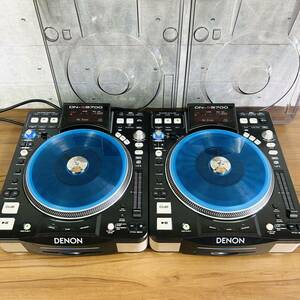 【送料無料】 DENON デノン デンオン DJ CDプレーヤー DN-S3700 CDJ 2009年製 ダストカバー付き 2台セット 【現状品】