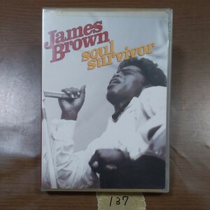 137.　DVD　JAMES BROWN　soul survivor　ジェームス・ブラウン　輸入盤