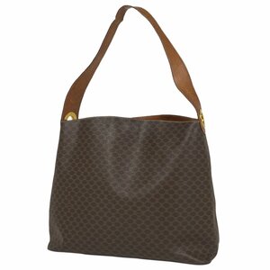 セリーヌ CELINE マカダム柄 ショルダーバッグ ワンショルダー ハンドバッグ ショルダーバッグ コーティングキャンバス ブラウン 中古