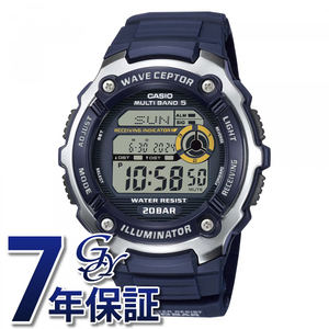カシオ CASIO ウェーブセプター WV-200R-2AJF ネイビー文字盤 腕時計 メンズ