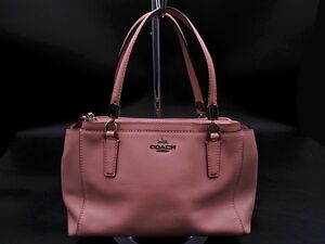 COACH コーチ ミニ トート バッグ ピンク ■■ ☆ ebc9 レディース