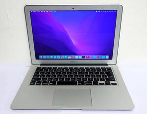 動作良好 高速 Macbook Air 13インチ Cora i7 2.2 GHz メモリ8GB SSD256GB (Early 2015) Mac OS Monterey バッテリー良好 美品