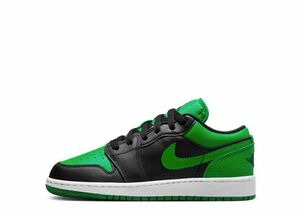 Nike GS Air Jordan 1 Low "Lucky Green" 23.5cm 553560-065