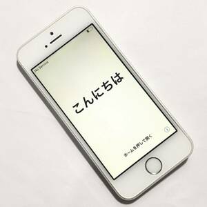 ■【1円〜】iPhone 5S★ME336J/A★A1453★シルバー★32GB★docomo/ソフトバンク 判定◯ ★Apple★本体★稼働品★スマートフォン★CA0