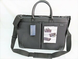ブラック 新品 SAXON サクソン 人気 ビジネスバッグ 通勤鞄 40cm A4サイズ 収納可能 ポケット多 消臭効果 ブリーフケース 通勤バッグ