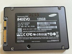 SAMSUNG SSD 120GB【動作確認済み】2533　 