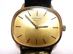【時計】 LONGINES：ロンジン 高級ブランド メンズウォッチ 手巻き(稼働品) ヴィンテージ 金