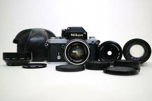 Nikon ニコン　F2　フォトミック　シルバー　レンズ3本　50mm 1:1.4/35-70mm 1:3.3-4.5/200mm 1:4