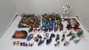 【処分品】レゴ/LEGO　大量ミニフィグ/乗り物　約240体セット　現状ジャンク品