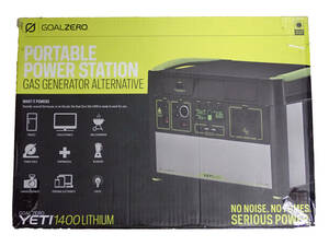  GOAL ZERO ゴールゼロ PORTABLE POWER STATION ポータブル電源　YETY Li１４００　１２０V【開封未使用品】