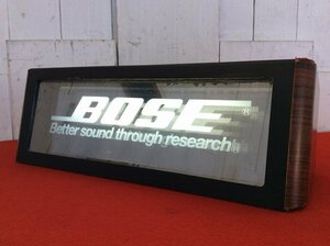 【BOSE/ボーズ/ノベルティ/店頭ディスプレイ/電飾看板/インテリアライト/間接照明】レトロビンテージ宣伝広告