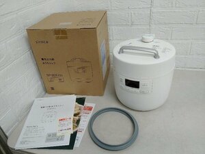 未使用品 siroca シロカ 電気圧力鍋 SP-2DF231 おうちシェフ 家庭用 2021年製 ホワイト W