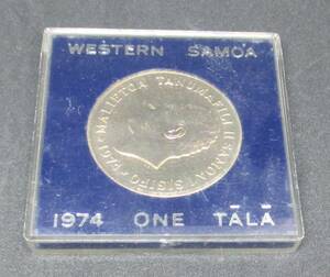 ◆1974年 ウエスタンサモア タラタナマフィリ II コインケース付き◆oy66