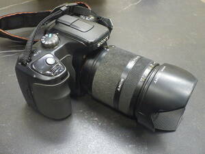 SONY DSLR-A100 デジタル一眼レフカメラ dt 18-200/3.5-6.3 レンズ 本体 ボディ バッテリー欠品