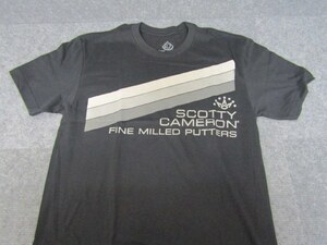 【California Gallery Limited】新品[7] Scotty Cameron Black Stripe T-Shirt S/スコッティキャメロン/ブラックストライプTシャツ
