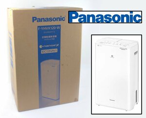 [未開封品] Panasonic パナソニック 衣類乾燥除湿機 F-YHVX120-W ホワイト ハイブリッド式 衣類 乾燥 除湿機 家電 家庭用