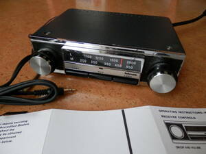 スマホなど接続可能！ラジオモビル　クラシックカーラジオ　Model No.80　Radiomobile　bmc　mini　 iPhone　iPod　ローバーミニクーパー　