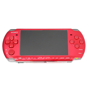 【中古】SONY PSP ラディアント・レッド PSP-3000 RR バッテリーなし [管理:1350011091]