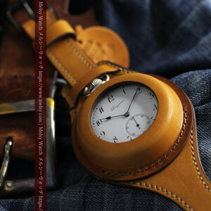ロンジンのアンティーク懐中時計と腕時計ケース 【1913年製】 ★要確認：海外発送品★《商品番号P2315》