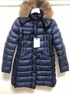 送料無料 未使用 MONCLER HERMIFUR モンクレール エルミファー ネイビー 4 ダウンジャケット ダウン コート 正規品 国内定価368500円 4-1