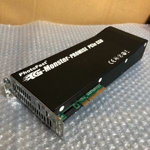 (410)PhotoFastの拡張ボード型SSD G-Monster-PROMISE PCIe SSD 512GB 動作品