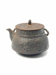 南部鉄器　南部鉄瓶　茶道具　煎茶器　古民具　日本古美術　急須 煎茶道具 古作　茶器G11