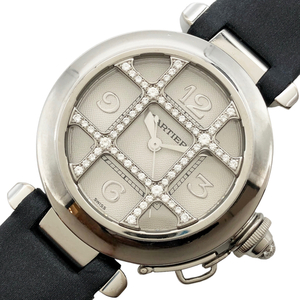 カルティエ Cartier パシャ３２　グリッドダイヤ WJ111356 腕時計 レディース 中古