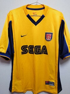 1円スタート　NIKE　1999〜2000 アーセナルFC Arsenal　away　ユニフォーム
