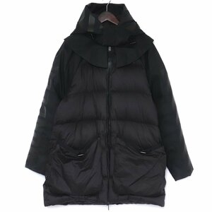 MONCLER × OFF-WHITE GRANVILLE ダウンコート サイズ2 ブラック B209H4232180 54012 モンクレール オフホワイト ジャケット