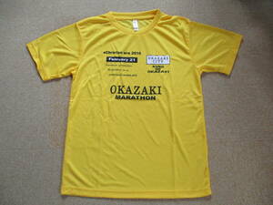 岡崎マラソン Tシャツ M イエロー（非売品）KING OF OKAZAKI