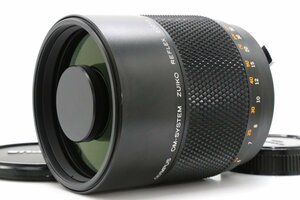 美品 レア OLYMPUS OM-SYSTEM ZUIKO REFLEX 500mm f8 望遠 単焦点 ミラーレンズ