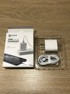 USB-C電源アダプタ 充電ケーブル　高速充電セット　18w ライトニングケーブル iPhone/iPad/iPod各種対応