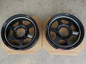 ジムニー用!! RAYS VOLKRACING TE37X UL 5.5×16 +20 139.7-5H ブラストブラック 2本セット メーカー絶版品 デッドストック JB64 JB23