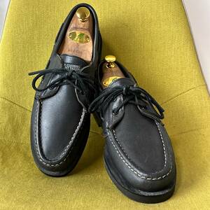 RUSSEL MOCCASIN ラッセルモカシン 2151 DELUXE別注 Uチップモカシンシューズ 9 D USA製 27.0相当 レザーシューズ