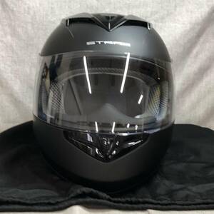 リード工業(LEAD) バイクヘルメット フルフェイス STRAX マットブラック Lサイズ 59-60cm未満 SF-12