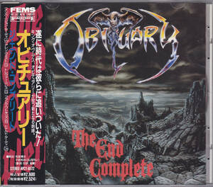 CD オビチュアリー - ジ・エンド・コンプリート - 国内盤 帯付き APCY-8072-1K11 V OBITUARY THE END COMPLETE