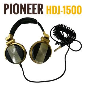 ジャンク扱い PIONEER HDJ-1500 DJ用ヘッドホン 左耳のみ使用可 パイオニア CDJ Headphone
