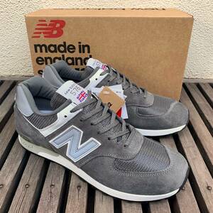 国内正規品 UK製 NEW BALANCE M576PMG GRAY×WHITE US8D 26cm スウェード 新品 イギリス製 英国製 グレー×ホワイト