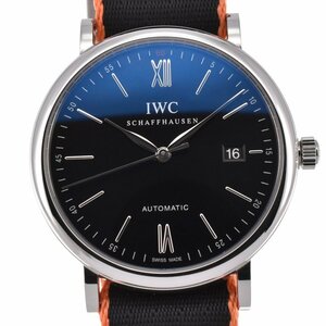 △ IWC IWC SCHAFFHAUSEN IW356502 ポートフィノ デイト 自動巻き メンズ 美品 内箱付き H#128744