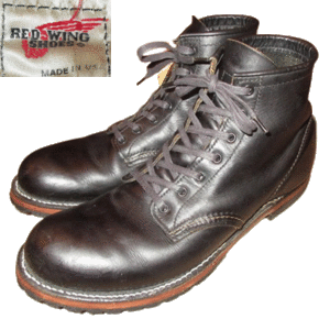 【ハーフソール交換済】サイズ9 2011年 REDWING レッドウイング BECKMAN ベックマン 9014 レザーブーツ ワークブーツ アメリカ製