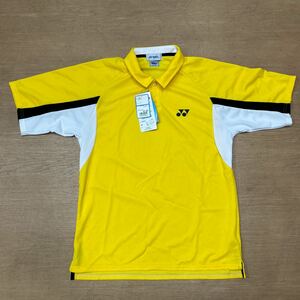 未使用品　ヨネックス ゲームシャツ ポロシャツ ユニ　M　サイズ イエロー 定価6090　日本製 ベリークール