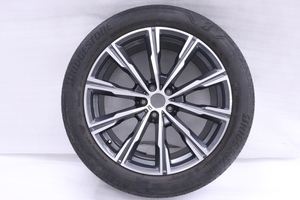 36-1312★X5 G05 G06 Ｘ6 Mスポーツ タイヤホイールセット1本 275/45R20 110Y 20×9J 5穴 PCD 112 +35 フロント用 BMW (KK)